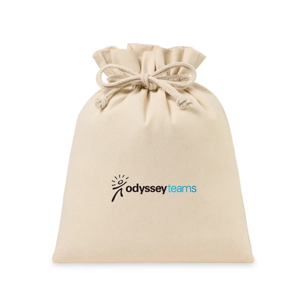 Six-ounce cotton canvas large drawstring gift bag.... from ASI 56070 Gemline / Gemline®