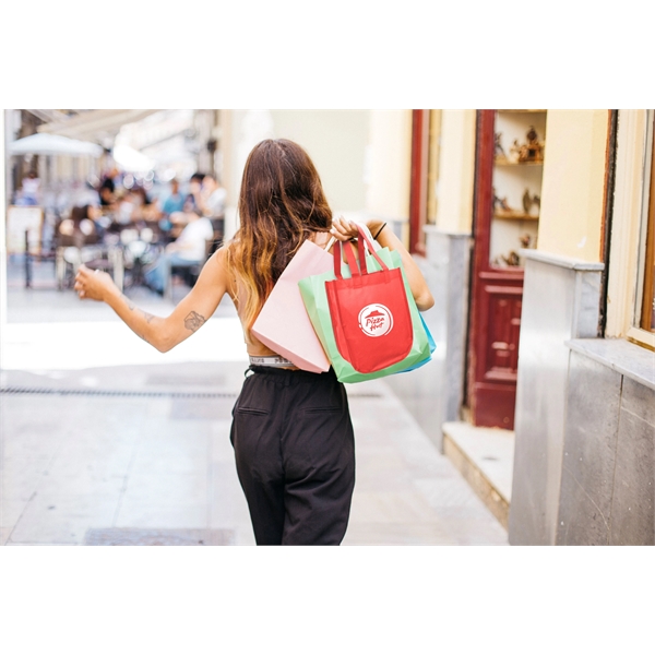 9.25" x 11.75" x 4.5" 100GSM non-woven polypropylene tote with 1"... from ASI 30250 AZX Sport USA