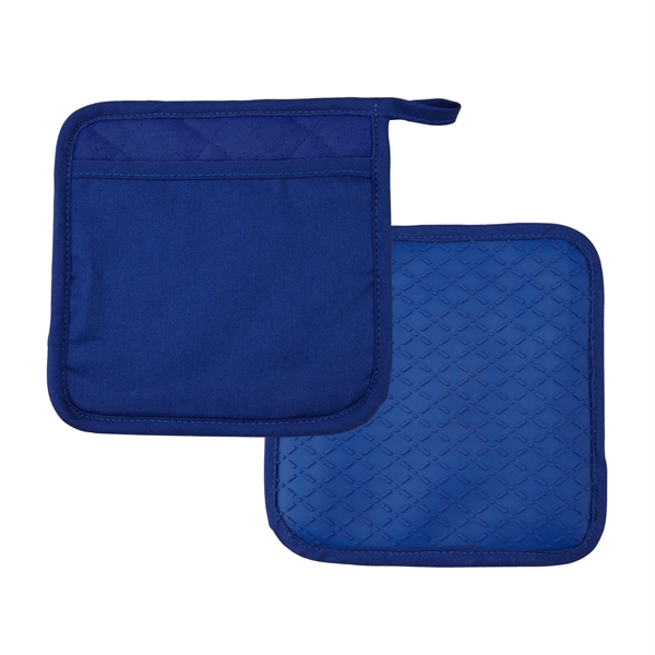 Pot holder trivet made of post-consumer recycled PET material with hanging... from ASI 52840 Evans Manufacturing