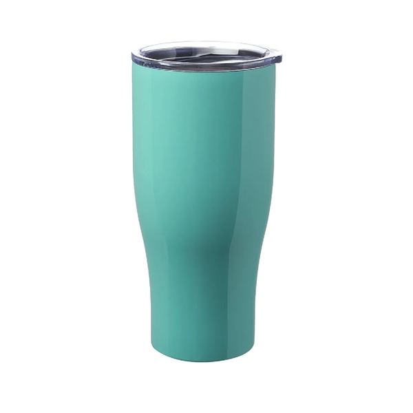 Double wall stainless steel tumbler with 27 oz. capacity plus free... from ASI 37218 Athena Promo (tm)