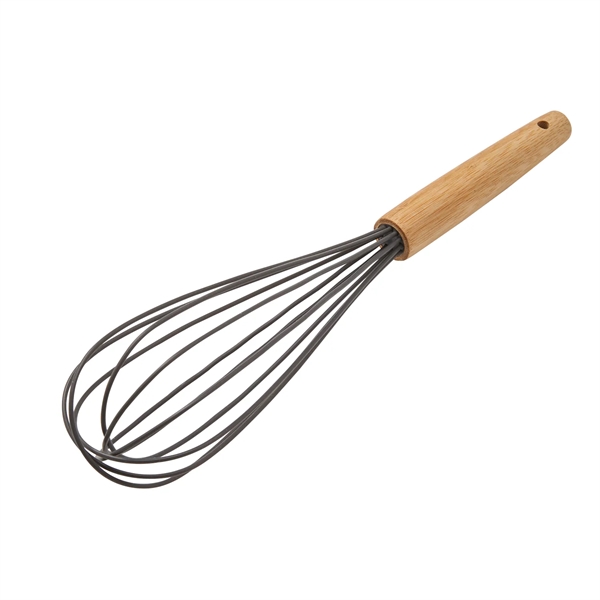 Silicone whisk with bamboo handle.... from ASI 52840 Evans Manufacturing