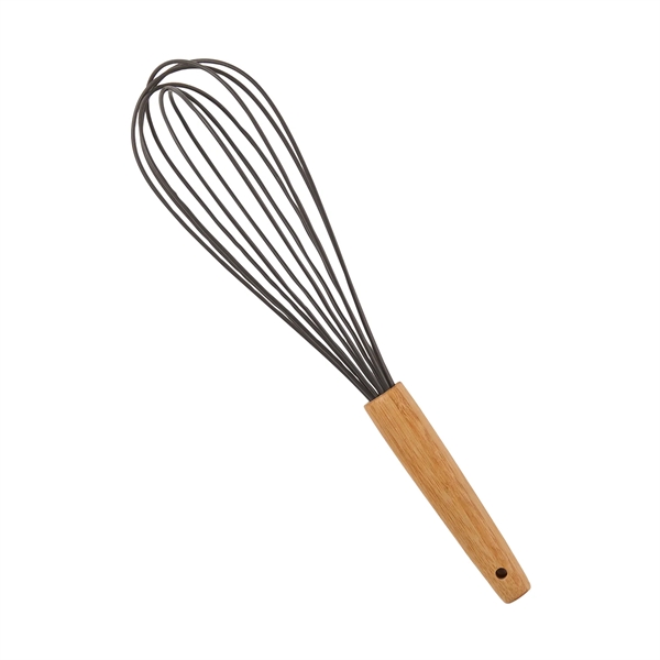 Silicone whisk with bamboo handle.... from ASI 52840 Evans Manufacturing