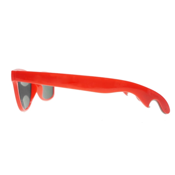 PMS matched bottle opener sunglasses with 1 color imprint on each... from ASI 30250 AZX Sport USA