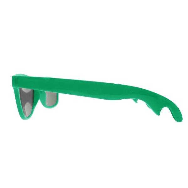 PMS matched bottle opener sunglasses with 1 color imprint on each... from ASI 30250 AZX Sport USA