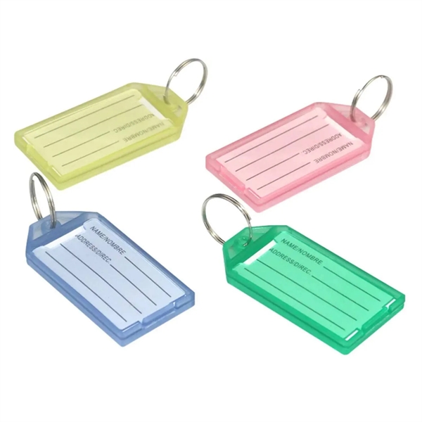 PVC name tag keychain plus 1 color silkscreen on 1 side... from ASI 37218 Athena Promo (tm)