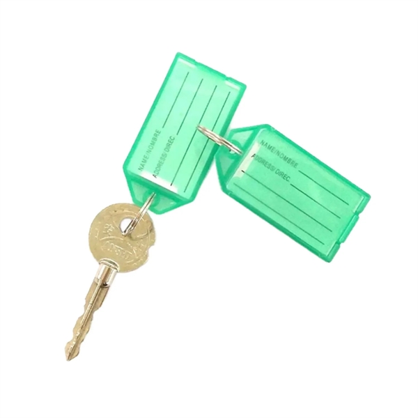 PVC name tag keychain plus 1 color silkscreen on 1 side... from ASI 37218 Athena Promo (tm)