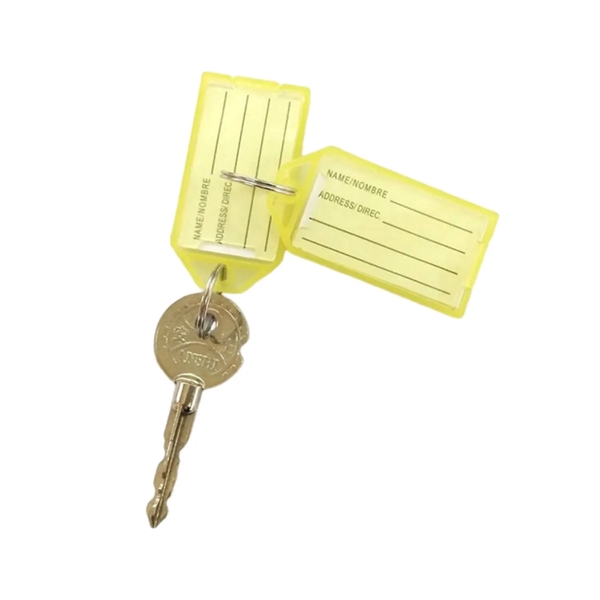 PVC name tag keychain plus 1 color silkscreen on 1 side... from ASI 37218 Athena Promo (tm)