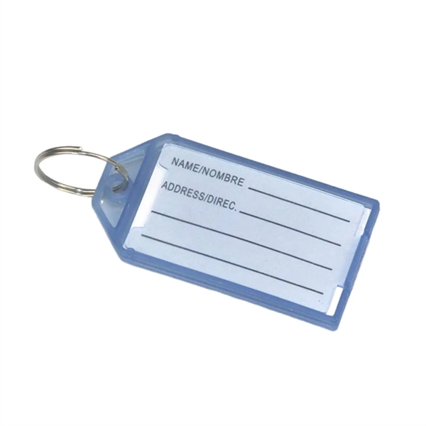 PVC name tag keychain plus 1 color silkscreen on 1 side... from ASI 37218 Athena Promo (tm)