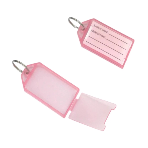 PVC name tag keychain plus 1 color silkscreen on 1 side... from ASI 37218 Athena Promo (tm)