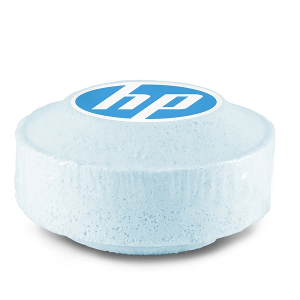 Shrink-wrapped shower steamer with logo label... from ASI 73497 Natural Trends