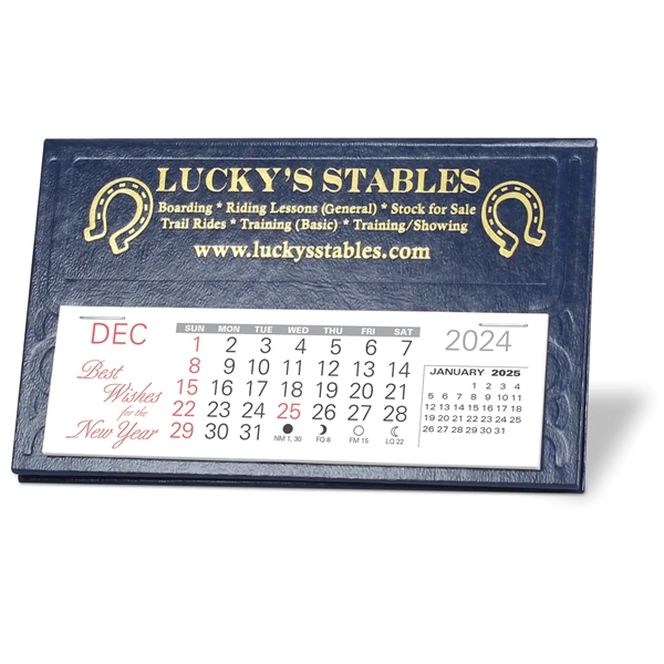 Desk Calendar w/13 month 3 month in view style datepad USA... from ASI 95280 Warwick Publishing Co / Warwick