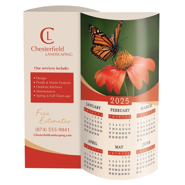 Award winning "WAVE 3-D Calendars" printed on smooth white cardstock and... from ASI 95280 Warwick Publishing Co / Warwick