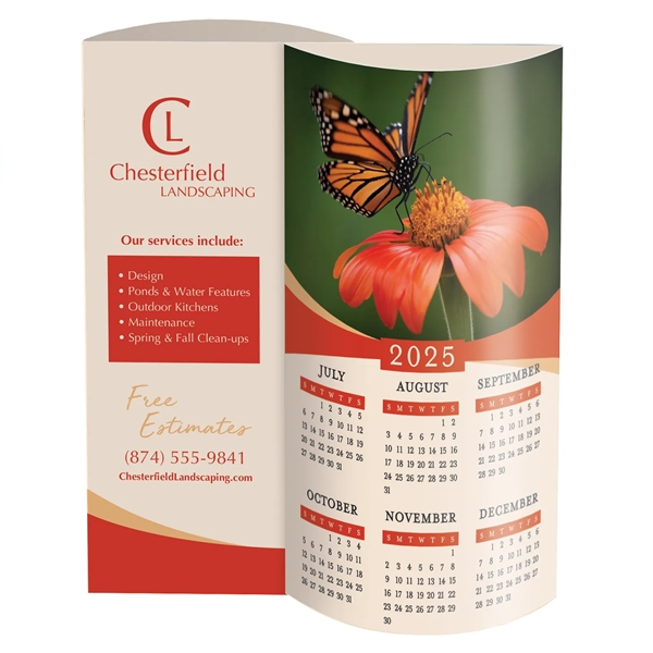 Award winning "WAVE 3-D Calendars" printed on smooth white cardstock and... from ASI 95280 Warwick Publishing Co / Warwick