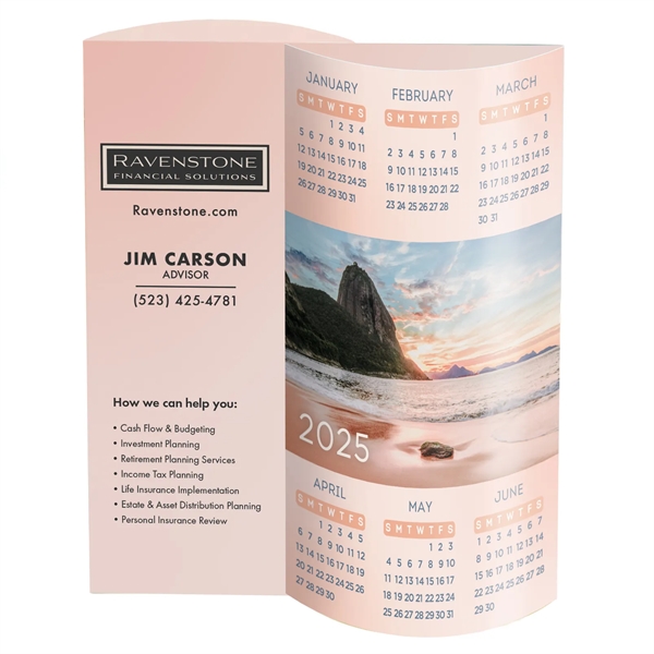 Award winning "WAVE 3-D Calendars" printed on smooth white cardstock and... from ASI 95280 Warwick Publishing Co / Warwick