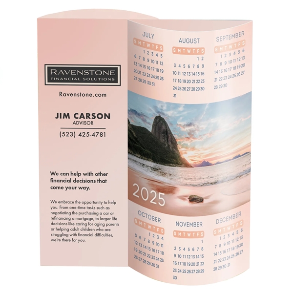 Award winning "WAVE 3-D Calendars" printed on smooth white cardstock and... from ASI 95280 Warwick Publishing Co / Warwick