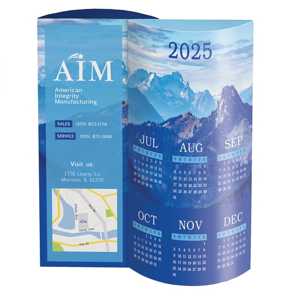 Award winning "WAVE 3-D Calendars" printed on smooth white cardstock and... from ASI 95280 Warwick Publishing Co / Warwick