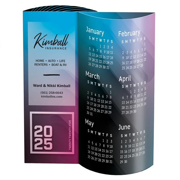 Award winning "WAVE 3-D Calendars" printed on smooth white cardstock and... from ASI 95280 Warwick Publishing Co / Warwick