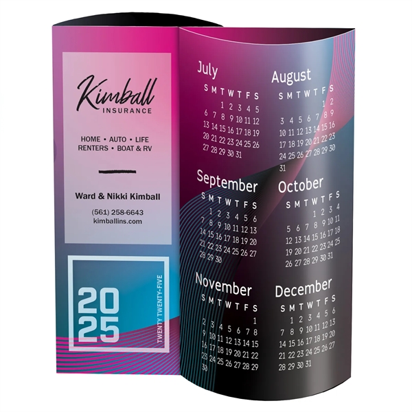 Award winning "WAVE 3-D Calendars" printed on smooth white cardstock and... from ASI 95280 Warwick Publishing Co / Warwick