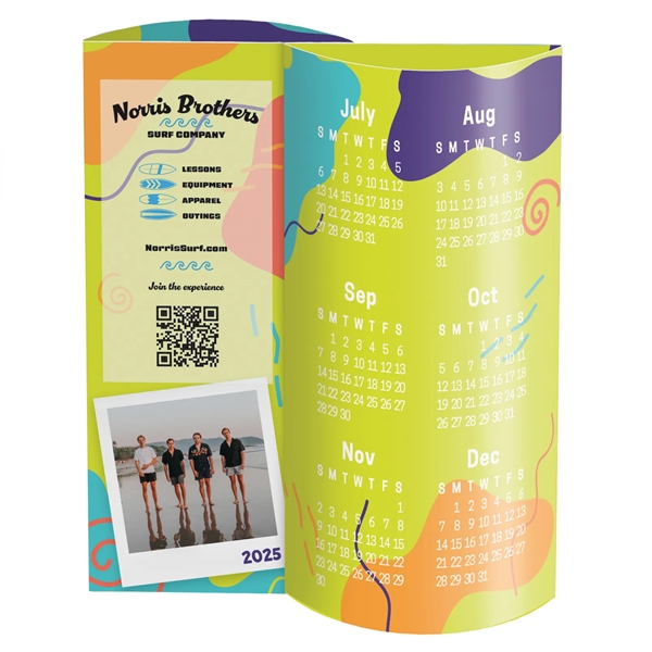 Award winning "WAVE 3-D Calendars" printed on smooth white cardstock and... from ASI 95280 Warwick Publishing Co / Warwick