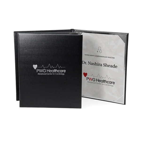 Padded Certificate Folder holds one 8" x 10" certificate w/gold, silver... from ASI 95280 Warwick Publishing Co / Warwick