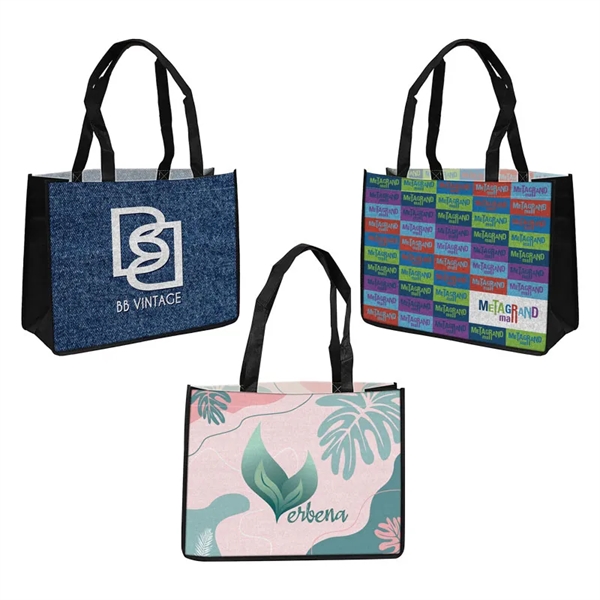 Low minimums on completely customizable tote bags!  Choose your handle,... from ASI 91411 Toddy Gear