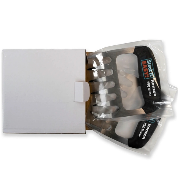 Set of stainless steel meat claws with full color digital imprint... from ASI 54040 Fey Promo