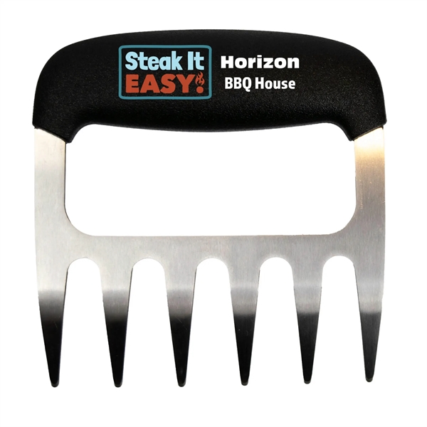 Set of stainless steel meat claws with full color digital imprint... from ASI 54040 Fey Promo