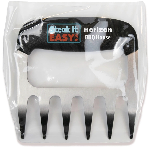 Set of stainless steel meat claws with full color digital imprint... from ASI 54040 Fey Promo