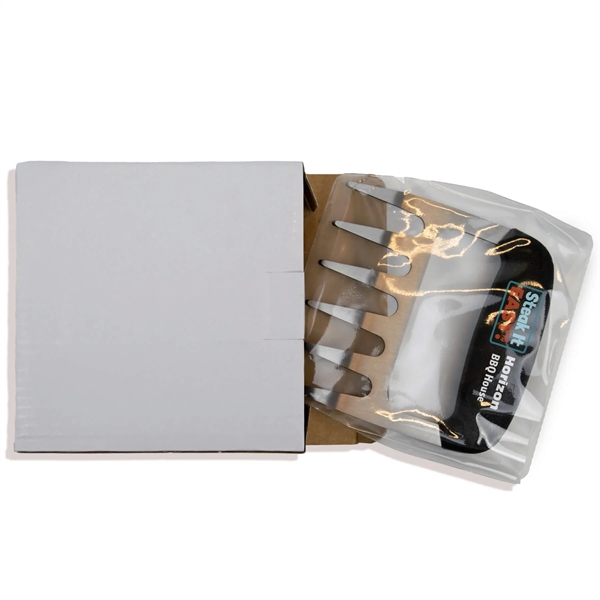 Set of stainless steel meat claws with full color digital imprint... from ASI 54040 Fey Promo