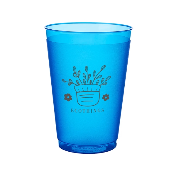 Introducing our 12 oz. Frosted Plastic Stadium Cups-stackable, flexible, and made... from ASI 62088 IDProductsource