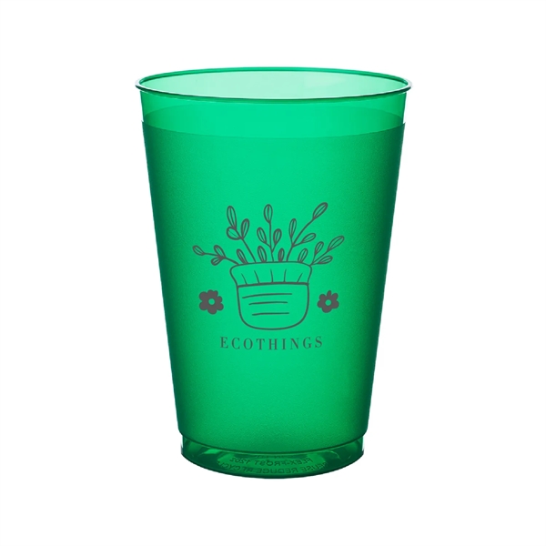 Introducing our 12 oz. Frosted Plastic Stadium Cups-stackable, flexible, and made... from ASI 62088 IDProductsource