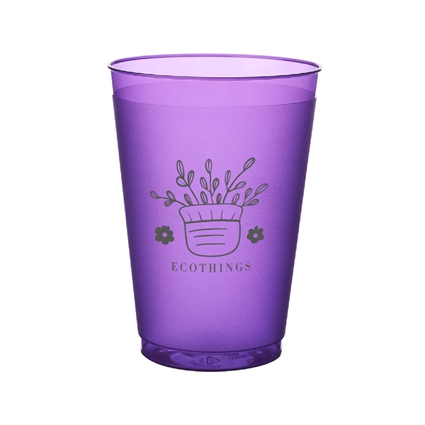 Introducing our 12 oz. Frosted Plastic Stadium Cups-stackable, flexible, and made... from ASI 62088 IDProductsource