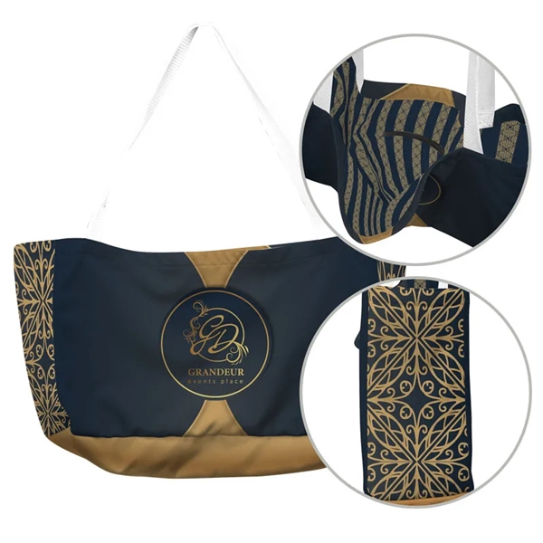 Completely customizable premium quality beach bag!  Choose your handle and... from ASI 91411 Toddy Gear