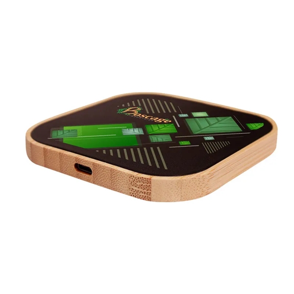 The FSC Bamboo 15W Wireless Charger is a breath of fresh... from ASI 91411 Toddy Gear
