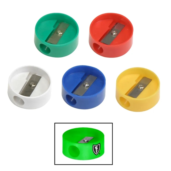 Round pencil sharpener that fits no. 2 pencils with a stainless... from ASI 57655 STOPNGO Line