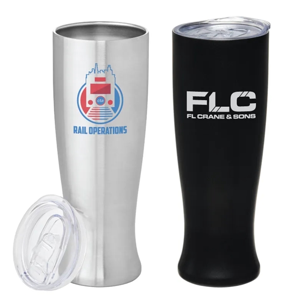 20 oz. stainless steel pilsner glass tumbler cup... from ASI 57655 STOPNGO Line
