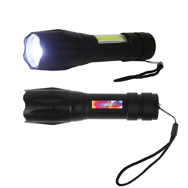 Reyes Reyes Rechargeable 150-Lumen Flashlight... from ASI 67866 Logomark/Valumark