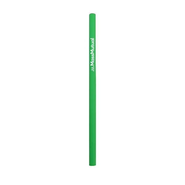 9.65" x 0.43" reusable silicone straight drinking straw with wire cleaning... from ASI 30250 AZX Sport USA