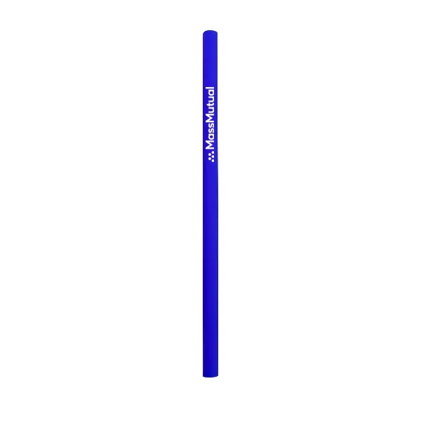 9.65" x 0.43" reusable silicone straight drinking straw with wire cleaning... from ASI 30250 AZX Sport USA