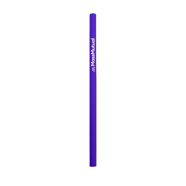 9.65" x 0.43" reusable silicone straight drinking straw with wire cleaning... from ASI 30250 AZX Sport USA