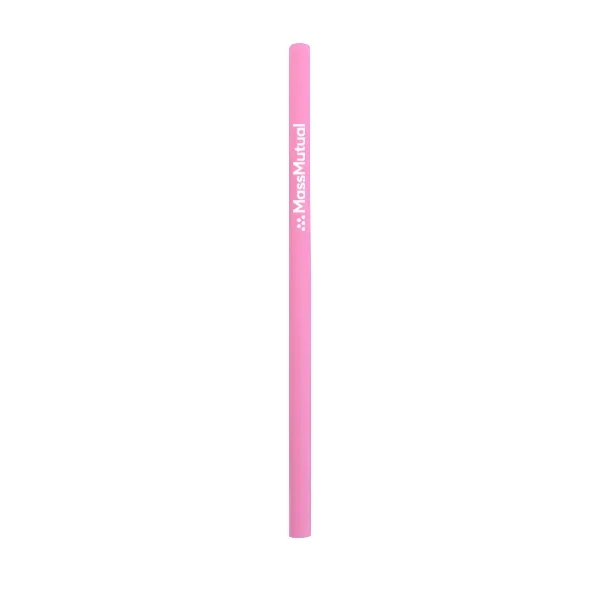 9.65" x 0.43" reusable silicone straight drinking straw with wire cleaning... from ASI 30250 AZX Sport USA