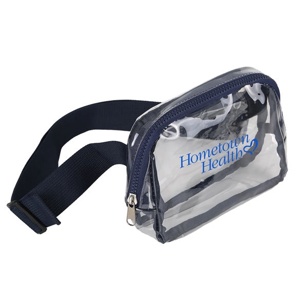 6" x 8" x 2" clear over the shoulder bag with... from ASI 52840 Evans Manufacturing