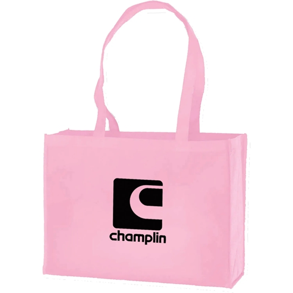 Medium tote bag available in 12 vivid colors with a reinforced... from ASI 54100 Fields Manufacturing Inc / TargetLine®