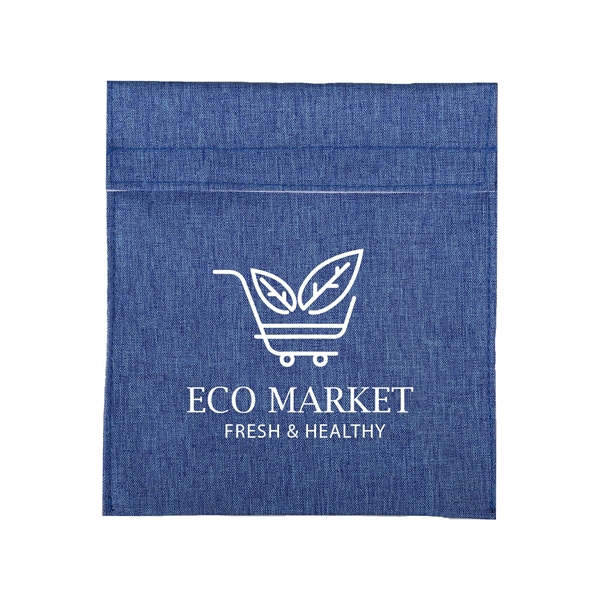 7 1/4" x 6 1/2" rPET sandwich storage bag with hook... from ASI 52840 Evans Manufacturing