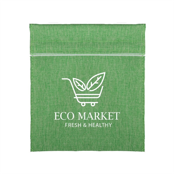 7 1/4" x 6 1/2" rPET sandwich storage bag with hook... from ASI 52840 Evans Manufacturing