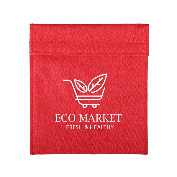 7 1/4" x 6 1/2" rPET sandwich storage bag with hook... from ASI 52840 Evans Manufacturing