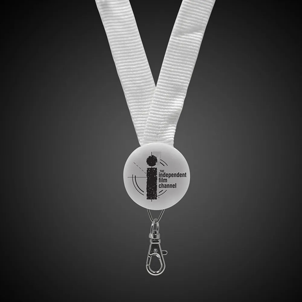 32" flat nylon lanyard with LED lights in your choice of... from ASI 42016 Brighter Promotions Inc / Chemical Light™