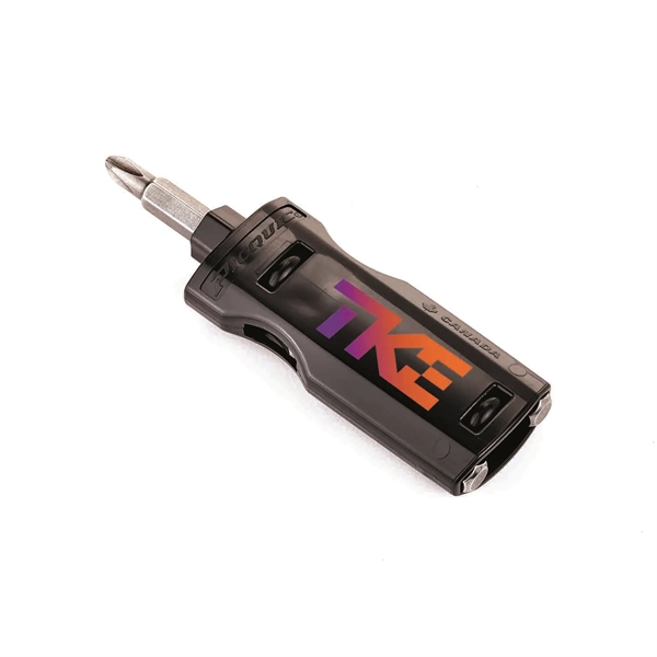 A multi-bit screwdriver with the three bits used most. Bits stored... from ASI 46170 Compass Industries Inc