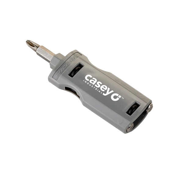 A multi-bit screwdriver with the three bits used most. Bits stored... from ASI 46170 Compass Industries Inc