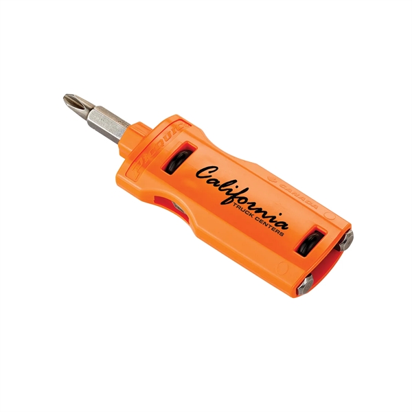 A multi-bit screwdriver with the three bits used most. Bits stored... from ASI 46170 Compass Industries Inc